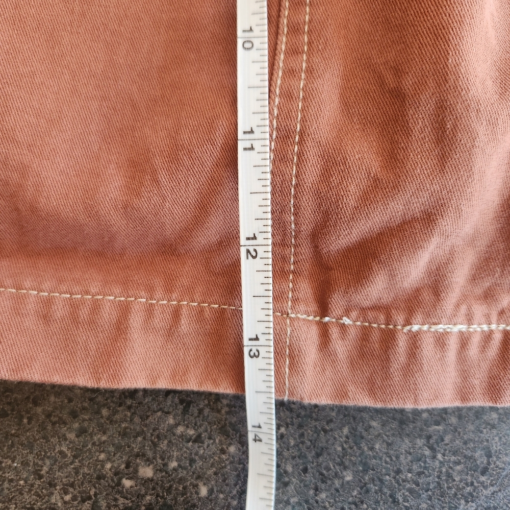 Like New Tillys RSQ Brown Rust Mini Denim Skirt - Picture 7 of 7